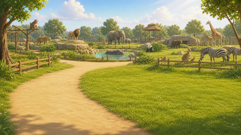 Zoo scene